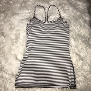 Lululemon striped power y tank